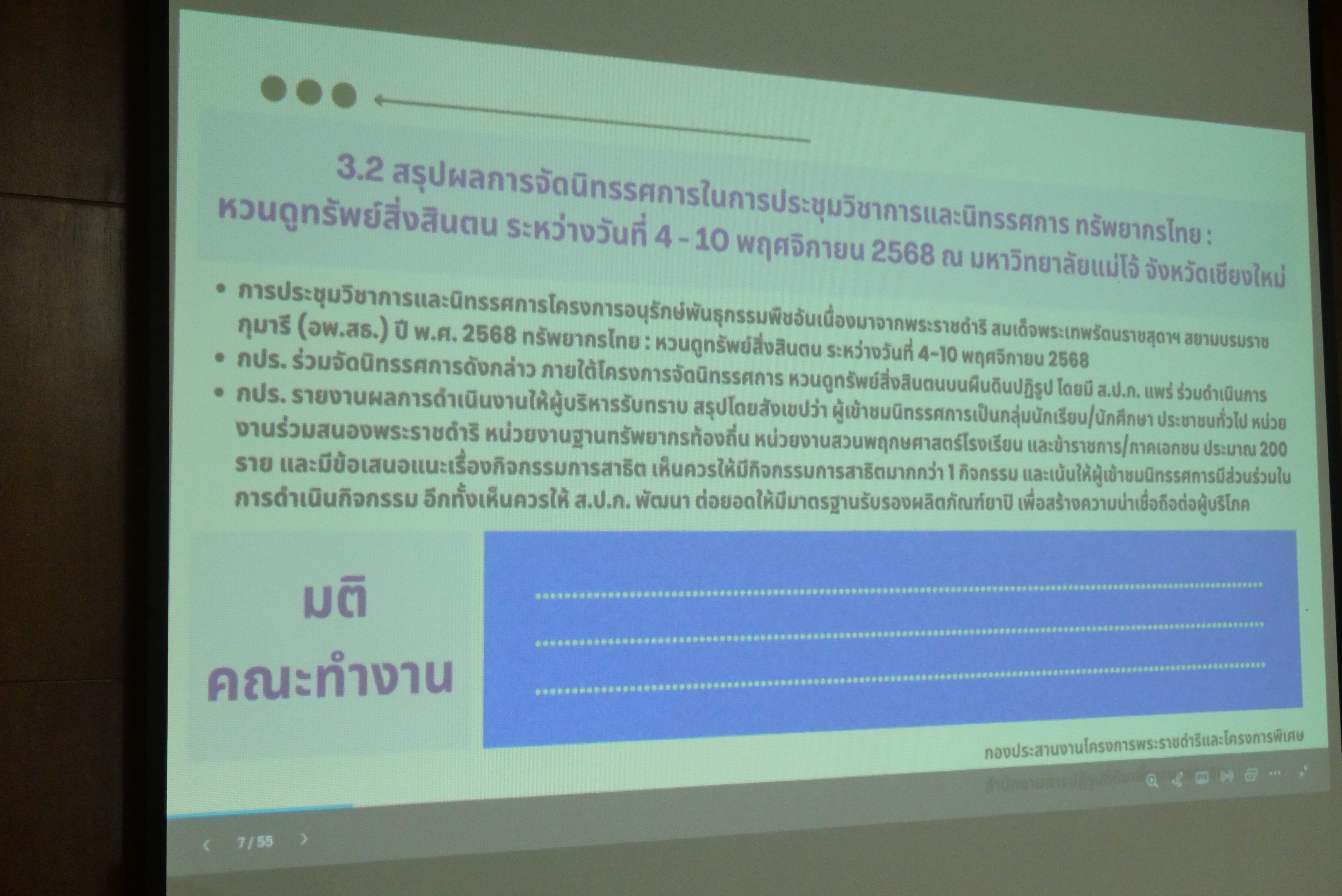 title - การประชุม คณะทำงานดำเนินงานโครงการอนุรักษ์พันธุกรรมพืชอันเนื่องมาจากพระราชดำริฯ สำนักงานการปฏิรูปที่ดินเพื่อเกษตรกรรม ครั้งที่ 1/2569 คณะทำงานฐานข้อมูลทรัพยากรโครงการอนุรักษ์พันธุกรรมพืชอันเนื่องมาจากพระราชดำริฯ ครั้งที่ 1/2569 